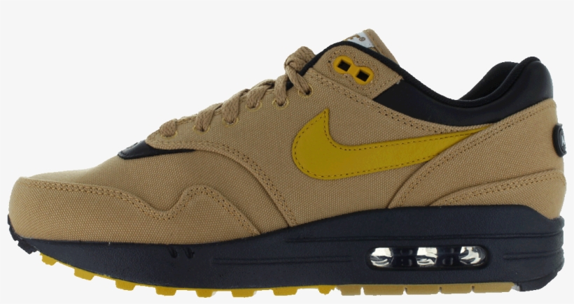 875844-700 Nike Air Max 1 Premium Elemental Gold/mineral - Sneakers, transparent png