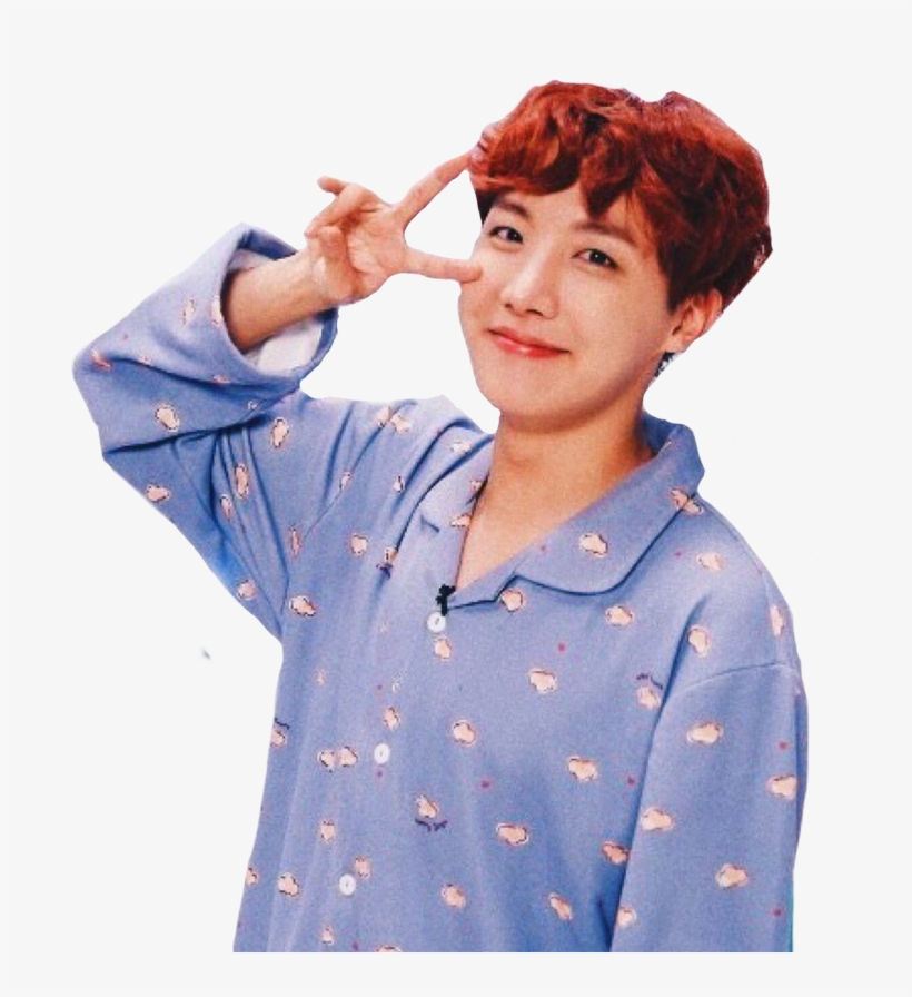Hoseok Jhope Junghoseok Blue Pajamas Sleep Bts Bangtan - Jung Hoseok, transparent png