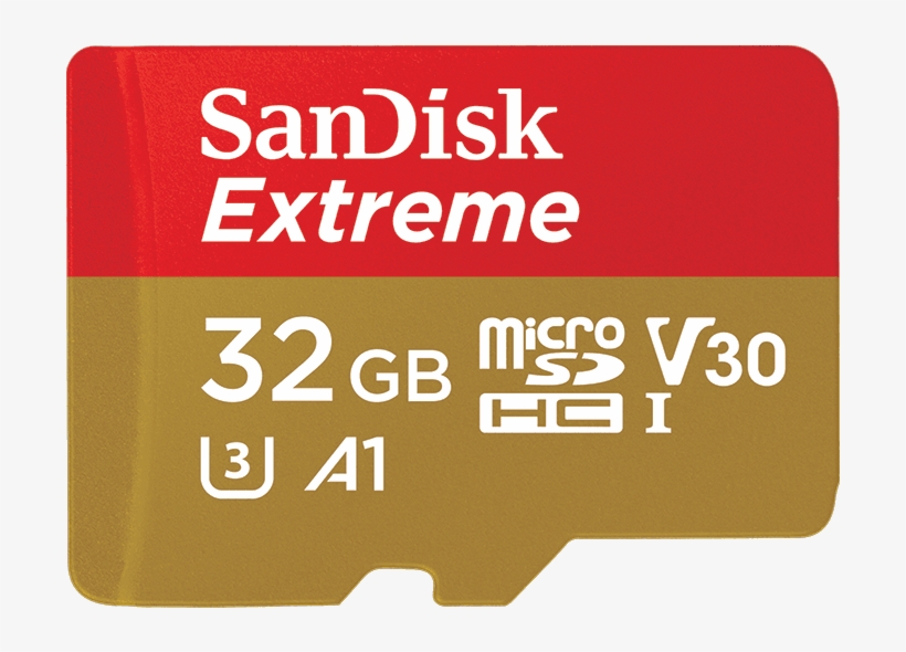 Sd Sandisk 32gb Extreme, transparent png