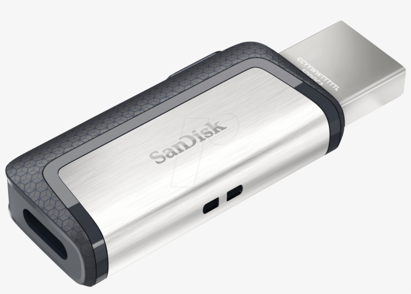 1 Stick 128gb Sandisk Dual Usb Typ C Sandisk Sdddc2 - Sandisk 32gb Ultra Dual Drive Usb Type-c Flash Drive, transparent png