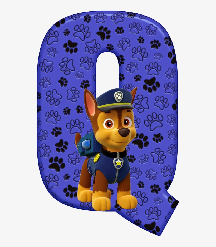*✿**✿*q*✿**✿*de Alfabeto Decorativo - Alfabeto Decorativo Patrulla Canina, transparent png