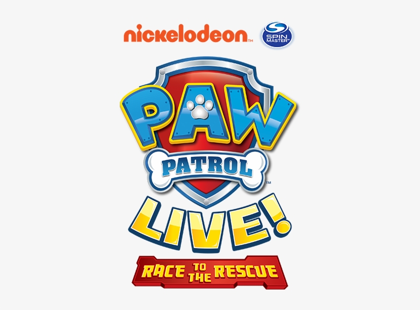Logo Paw Patrol Png - Paw Patrol Live Logo, transparent png
