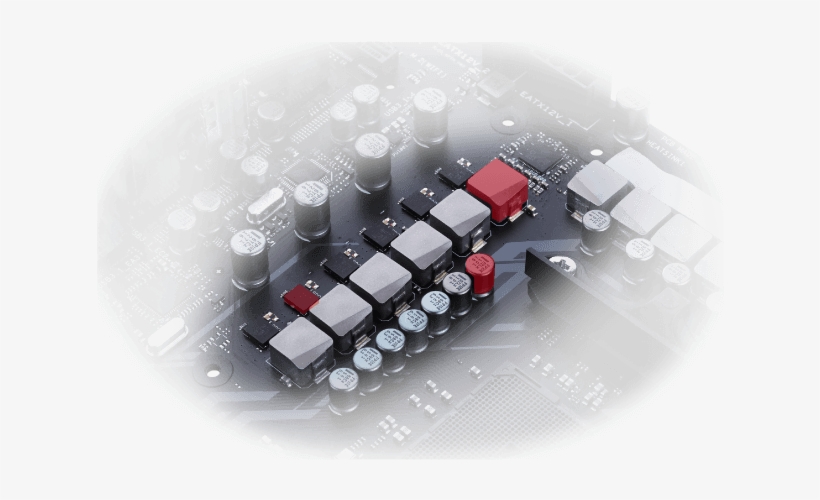With Texas Instruments Nexfet™ Mosfets, Microfine Alloy - Asus Rog Crosshair Vi Hero - Motherboard - Atx - Socket, transparent png