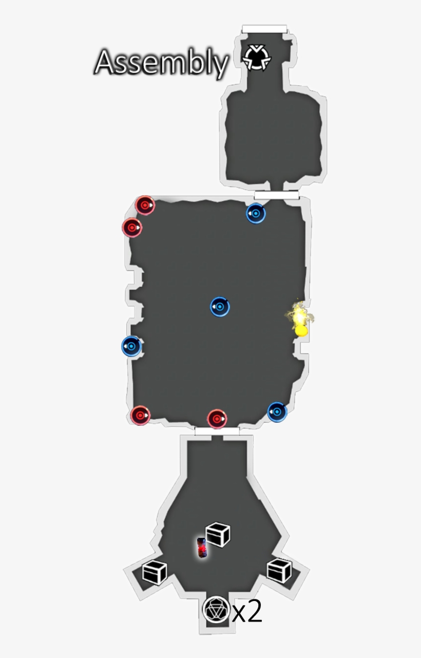 Assembly - Arena Dungeon - Recore Assembly Map, transparent png