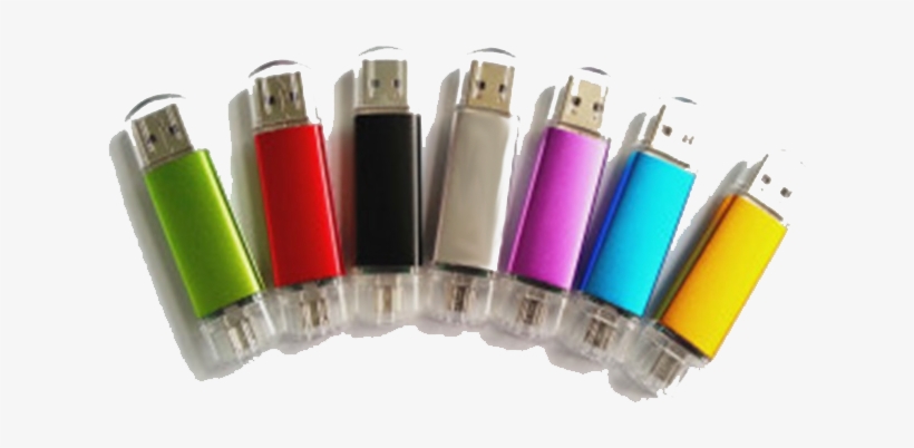 Dual Input Flash Drives With Caps - Flashdrive Otg, transparent png