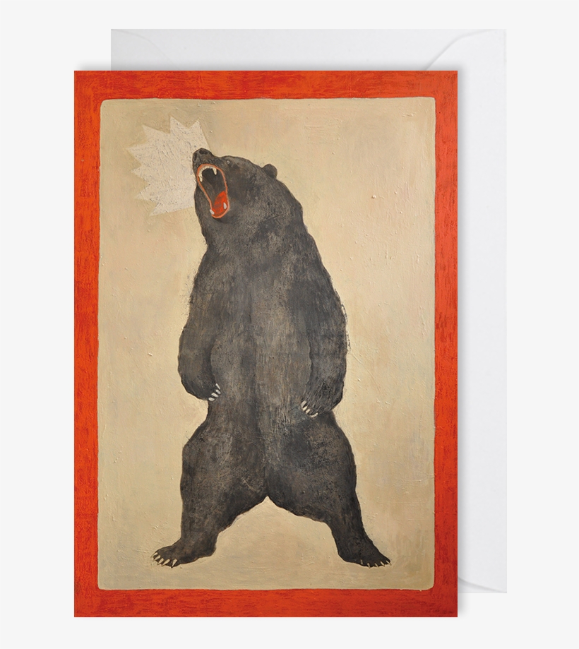 Year Of The Bear Greeting Card - Fine Arts, transparent png