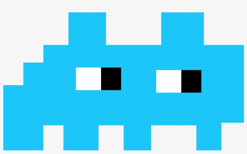 Space Monster Blue - Pixel Art, transparent png