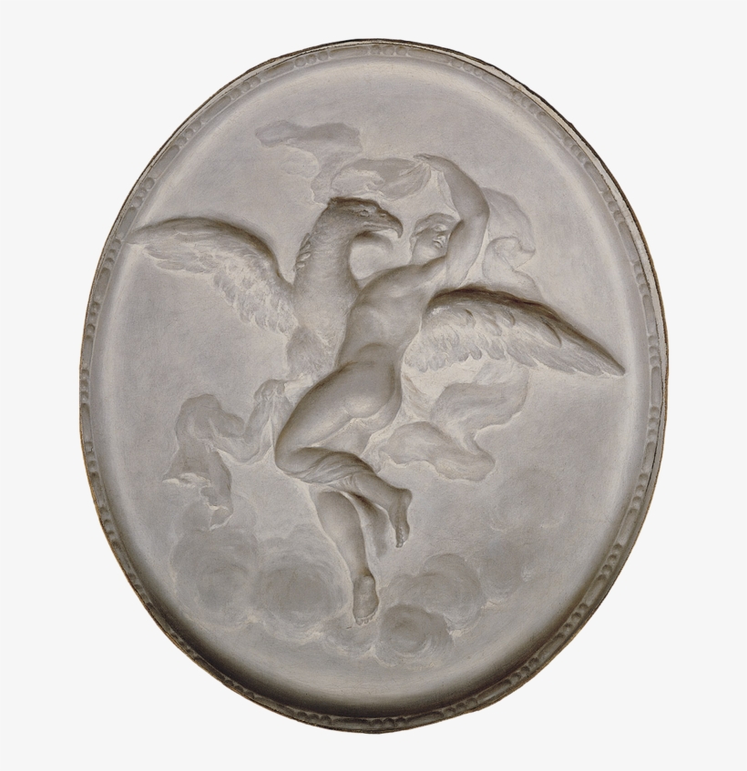 Jacob De Wit, 'jupiter And Ganymede', 1739 © Ferens - Monochrome Exhibition National Gallery, transparent png