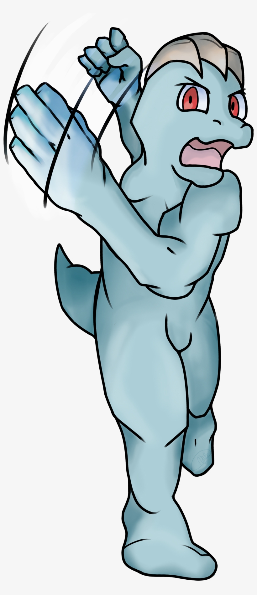 Machop Used Karate Chop By Gazizaty - Phanpy, transparent png