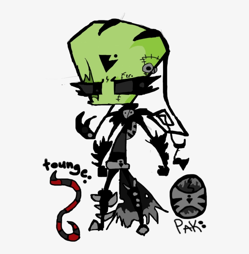 Invader Zim Fancharacters Images Defective Zade Hd - Illustration, transparent png