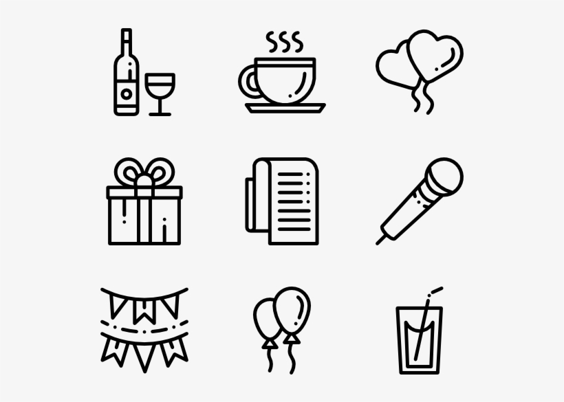 50 Icons, transparent png