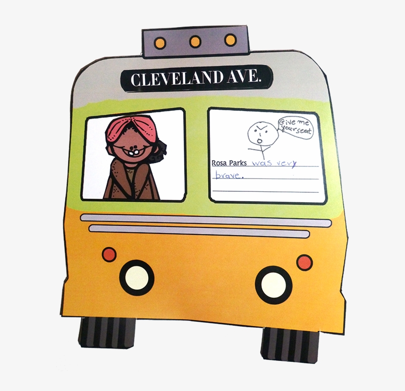 Rosa Parks Craftivity From My Black History Month Unit - Rosa Parks Bus Clipart, transparent png