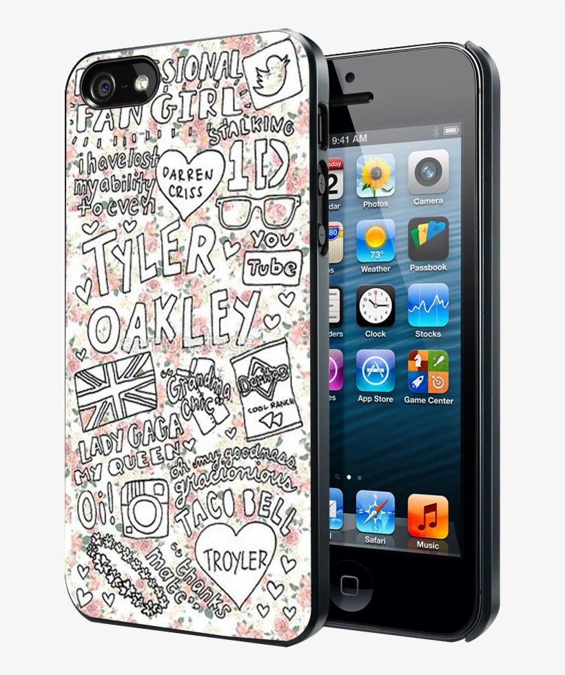 Tyler Oakley Floral Collage Samsung Galaxy S3 S4 S5 - Tottenham Hotspur Fc 5/5s Hard Phone Case 3d, transparent png