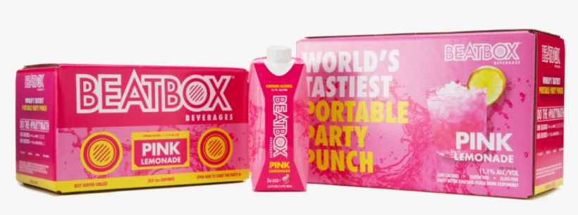 Pink Lemonade - Beat Boxes Drink, transparent png