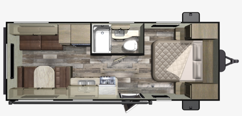 Mossy Oak Travel Trailer 21fb - Mossy Oak 20bhs, transparent png