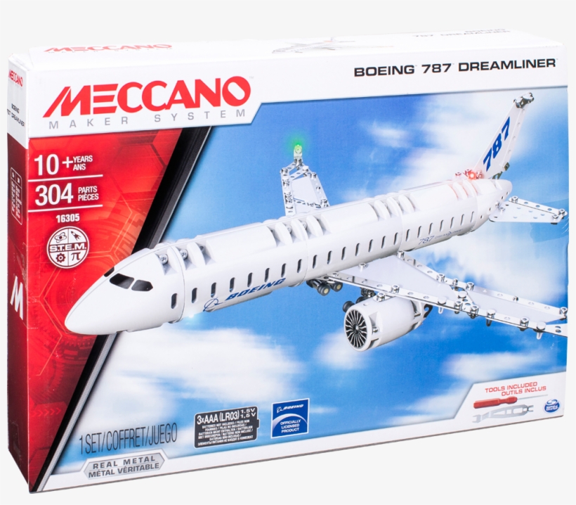 Meccano 787 Dreamliner, , Large, transparent png