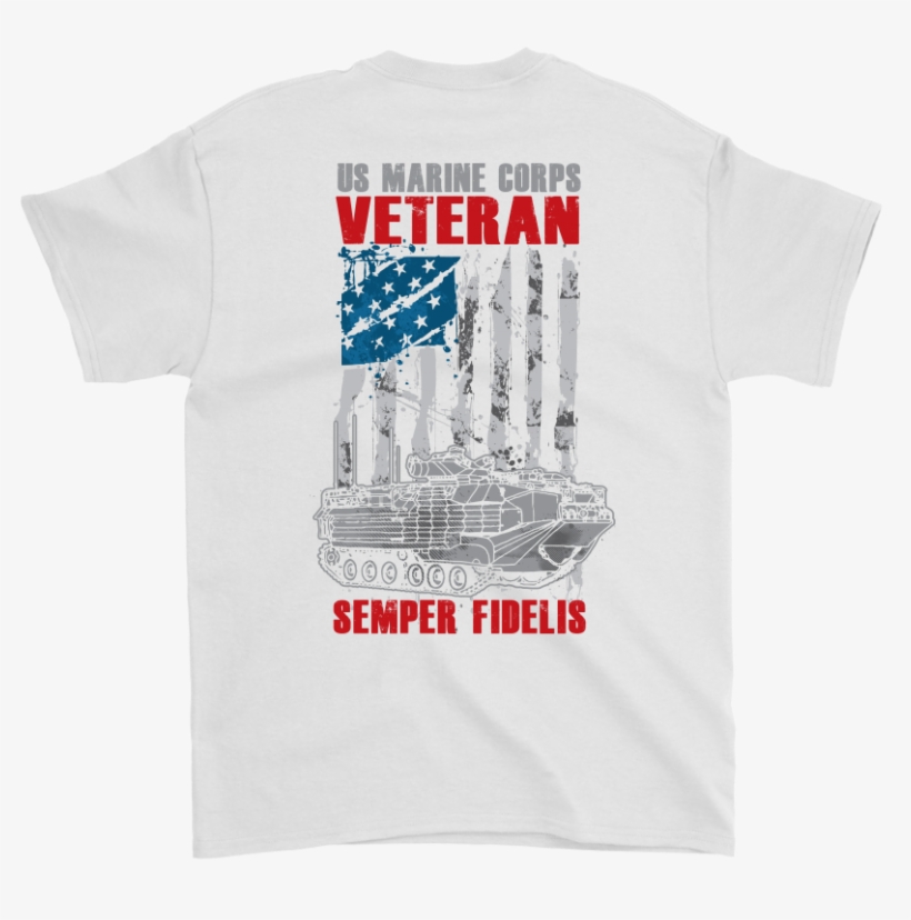 Usmc Veteran Semper Fi Mens Cotton Tee, Aav7, transparent png