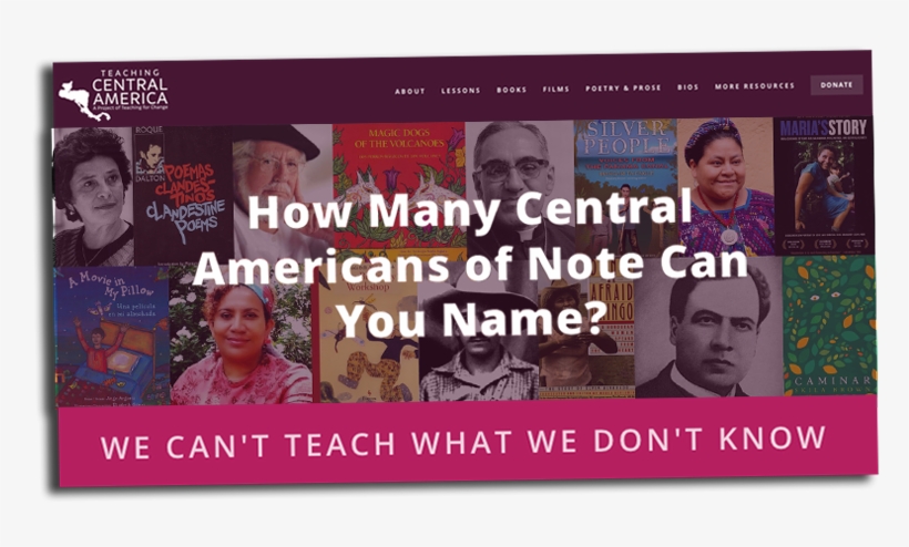 Teaching Central America Website, transparent png