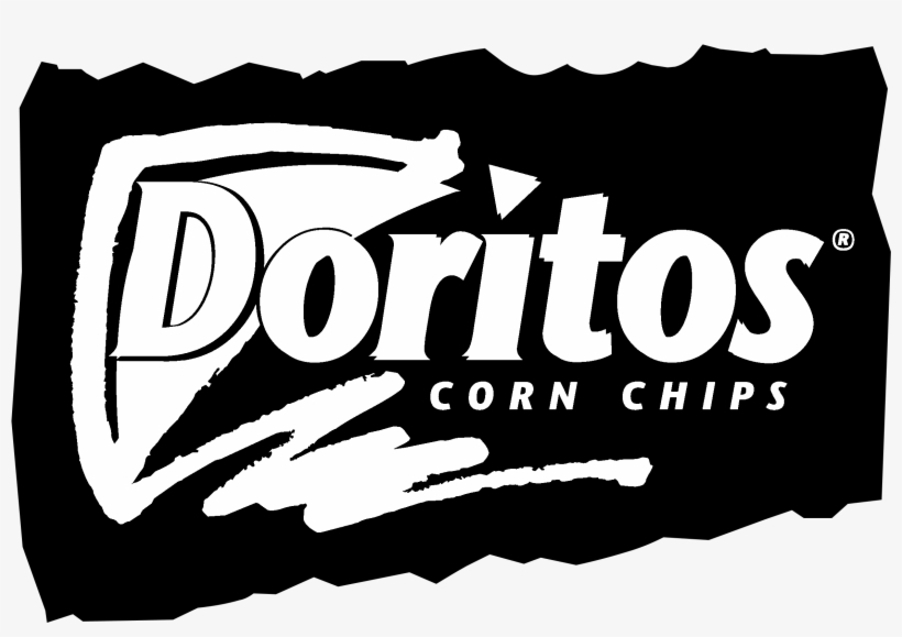 Doritos Logo Black And White - Doritos Rock And Cream, transparent png