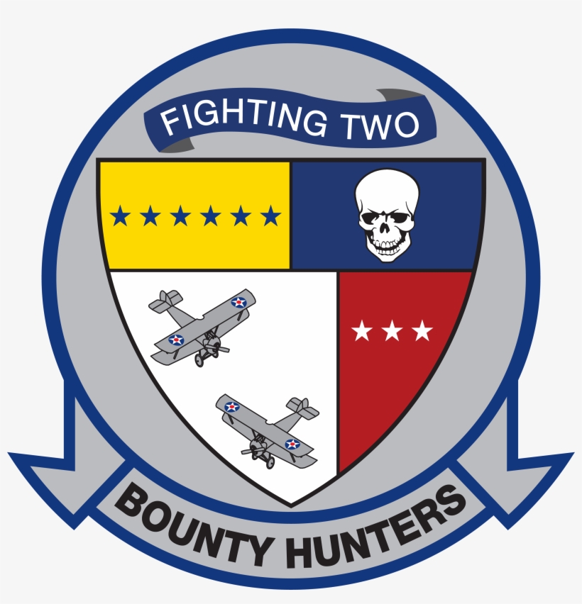 Fighter Squadron 2 Insignia 1973 - Vfa 2 Bounty Hunters Logo, transparent png