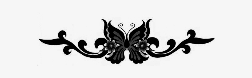 Resources / Abstract Swirls And Floral Brushes - Png Lower Back Tattoos Transparent, transparent png