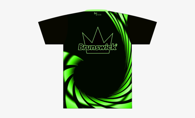 Brunswick Black/green Swirl Express Dye Sublimated - Green, transparent png