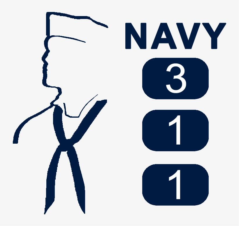 Click To View This Navy 311 Logo - Navy Vector, transparent png