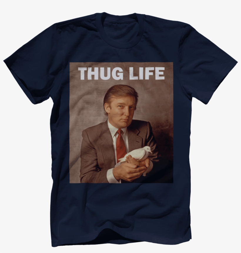 Trump Thug Life - America As Fuck T Shirt, transparent png