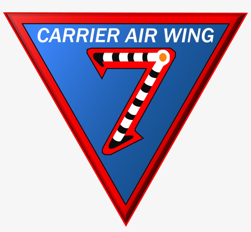 Carrier Air Wing 7 Patch 2015 - Carrier Air Wing 7, transparent png
