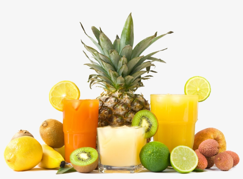 Fruits And Juices Png, transparent png