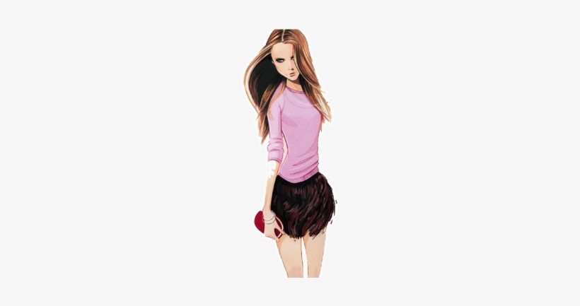 Fashion Girl Png Picture - Fashion Girl Illustration Png, transparent png