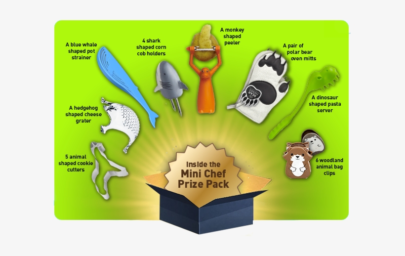 You Have A Chance To Win The Mini Chef Prize Pack, - Cartoon, transparent png