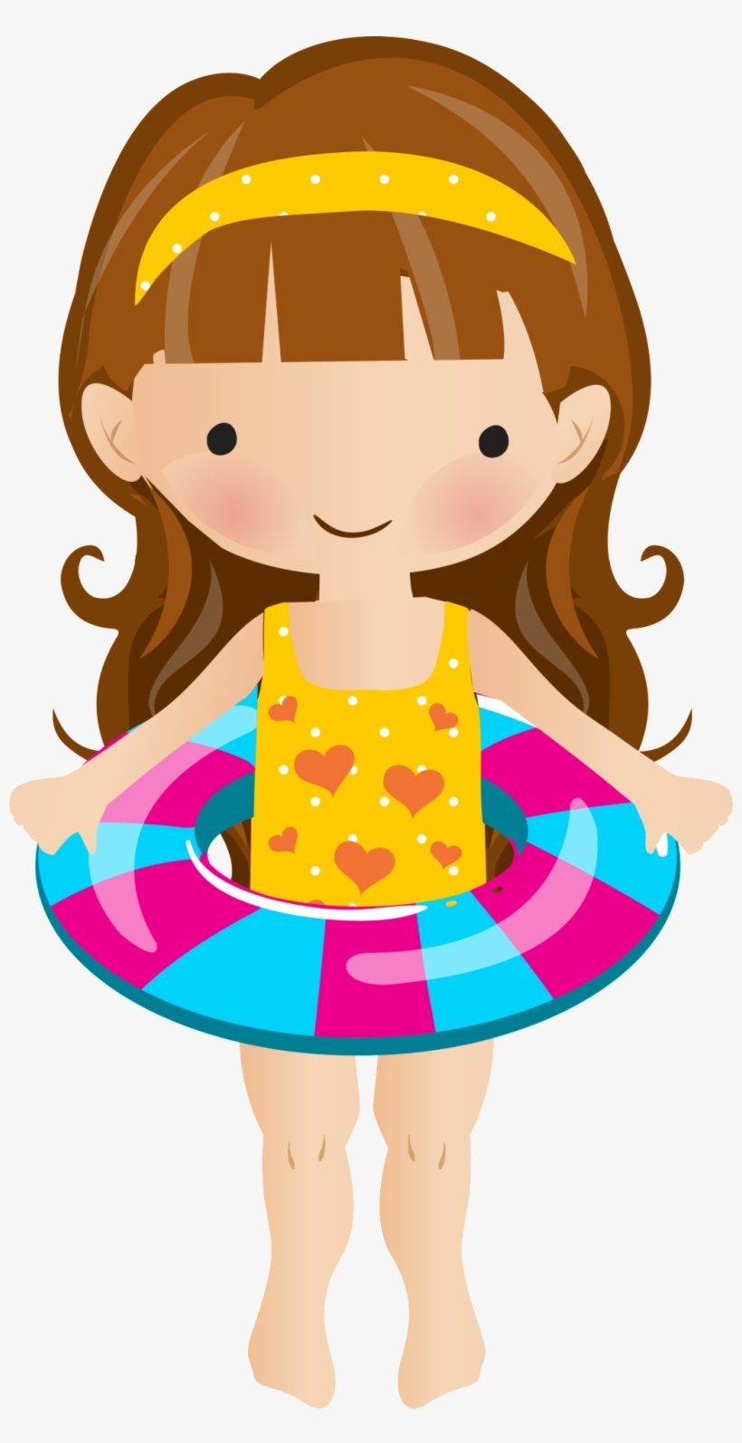 This Backgrounds Is Cartoon Girl Hand Drawn Transparent - Drawing, transparent png