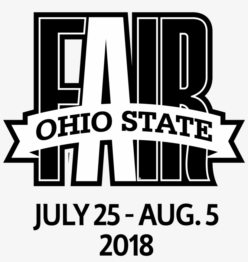 Black - Ohio State Fair Dates 2018, transparent png