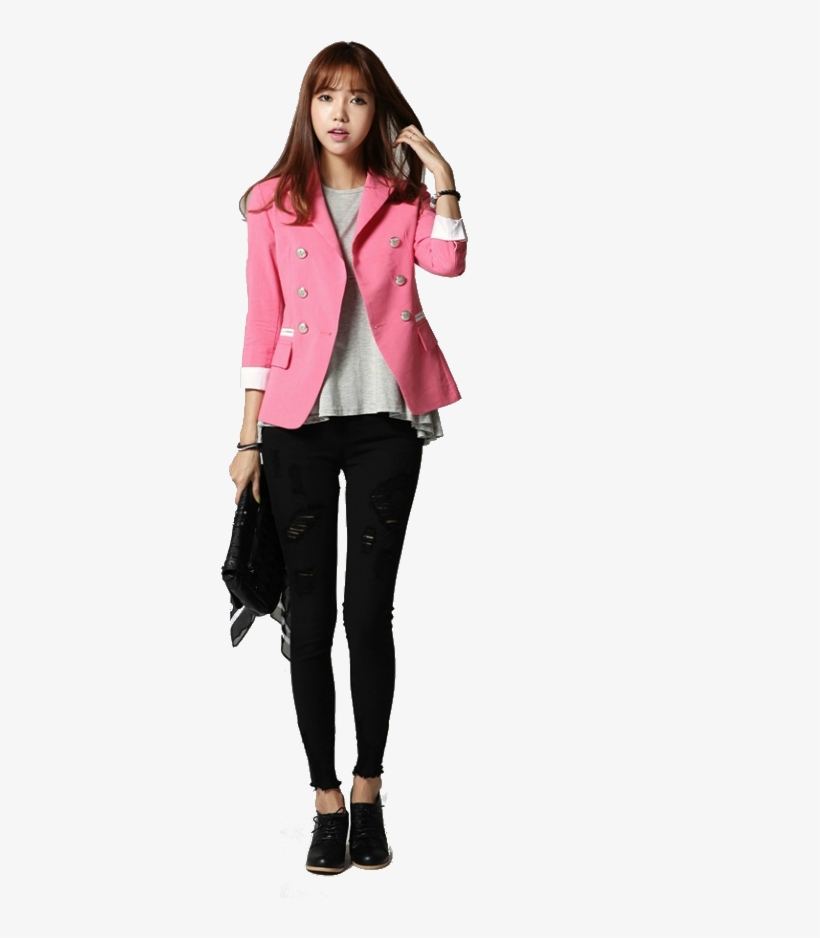 Ulzzang Girls Png - Cute Outfits Casual Ulzzang, transparent png