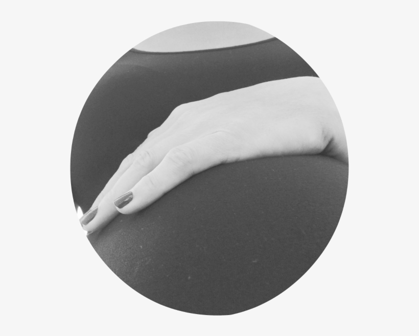 Pregnant Belly In Black And White - Pregnancy, transparent png