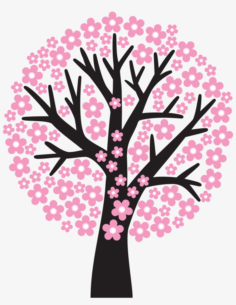 Sakura Png - Spring Tree In Bloom Png, transparent png