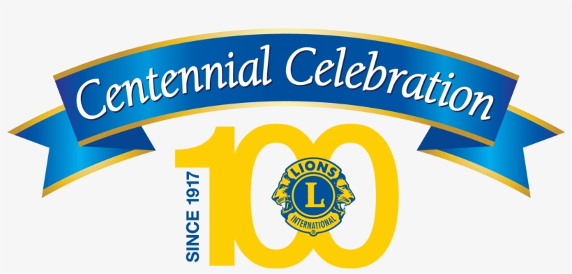 Lions International 100 Years Logo, transparent png