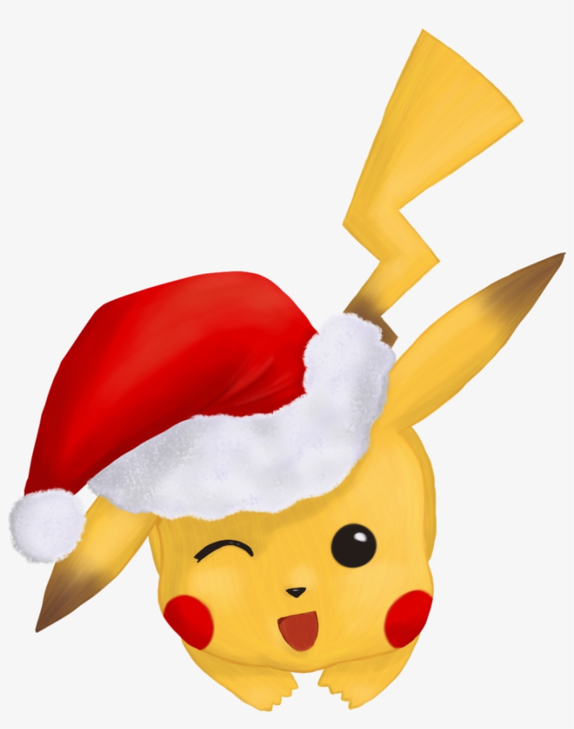 Merry Christmas Pikachu By Meganelf On Deviantart Jpg - Comics, transparent png