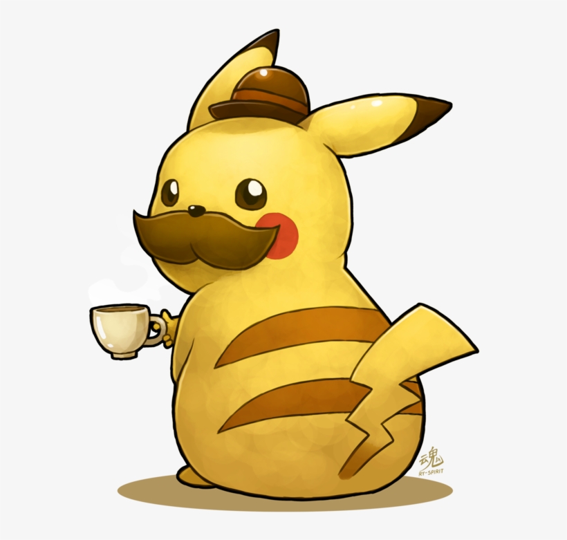 What Other Pikachu Dress Up Would Be Fun To Draw By - Pikachu Gentleman, transparent png