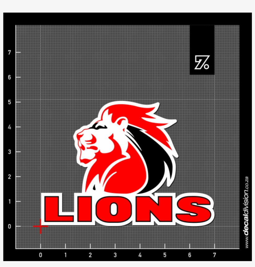 Lions Logo Sticker - Old English Number 9, transparent png