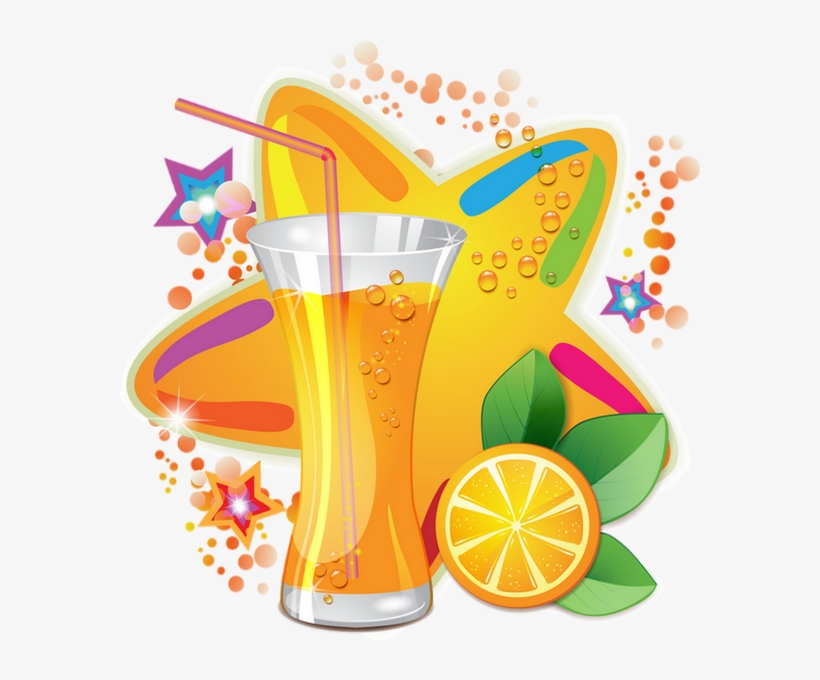 Verre De Jus D'orange - Verre De Jus De Fruits Png, transparent png