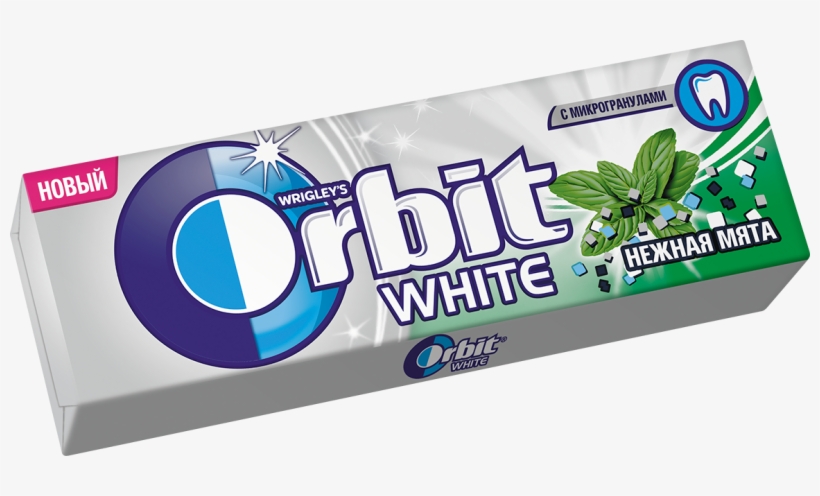 Orbit Chewing Gum Png - Orbit White Нежная Мята - 800x416 PNG Download ...