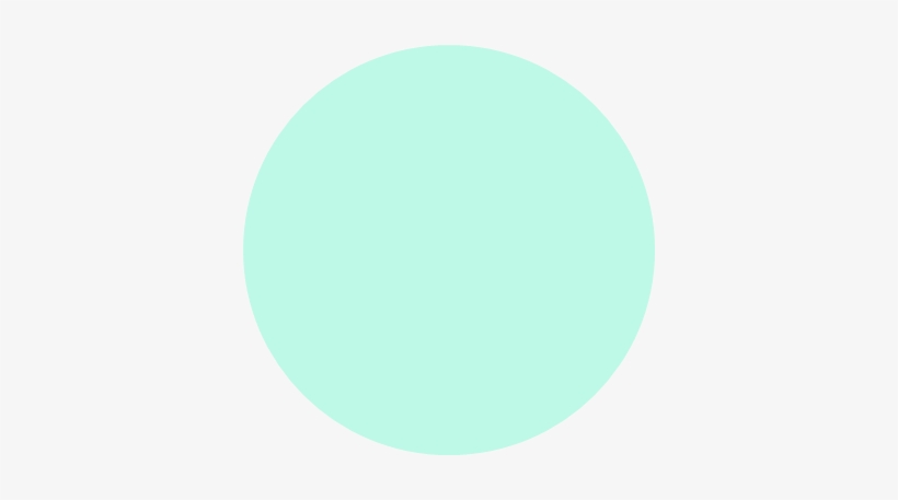 Circle Clipart Mint - Circle, transparent png