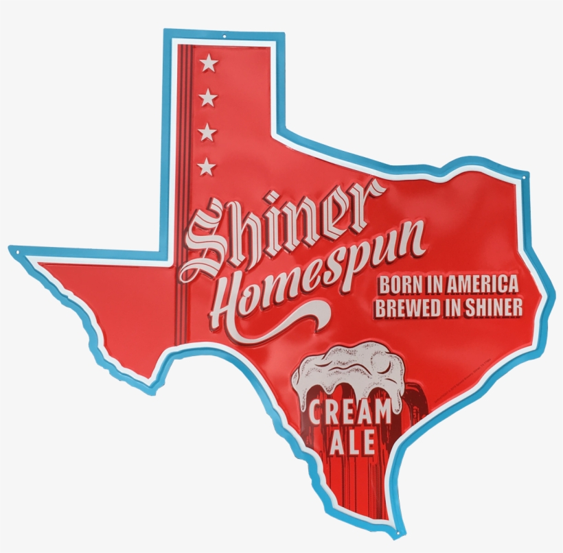 Texas Homespun Cream Ale Sign - Vintage Texas Bbq Sign, transparent png
