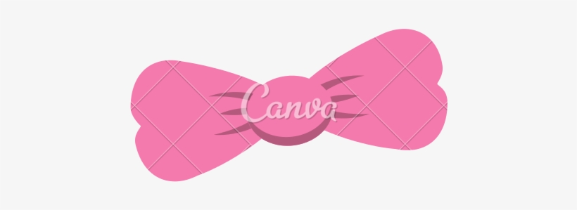 Pink Bow Icon - Canva, transparent png