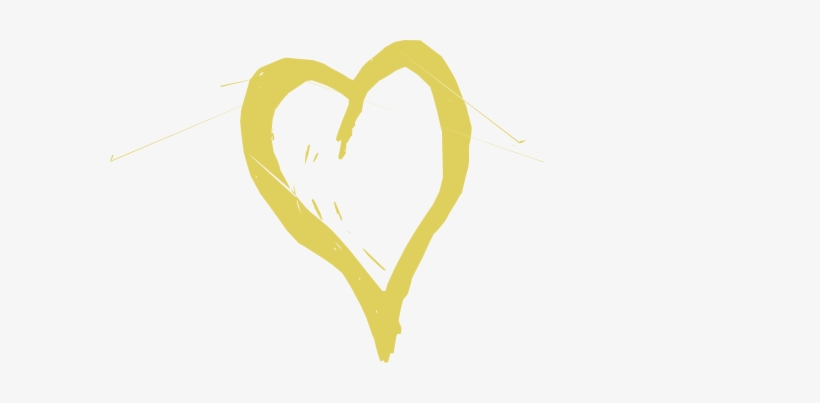 Gold Heart, transparent png