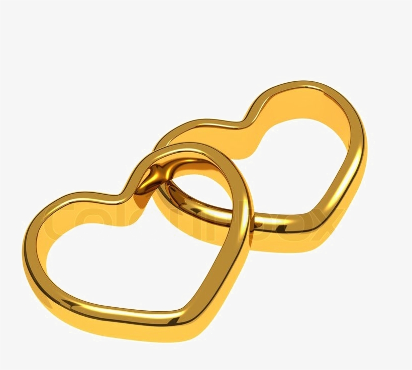 Wedding Heart Png High Quality Image - Alianças De Coração Casamento, transparent png