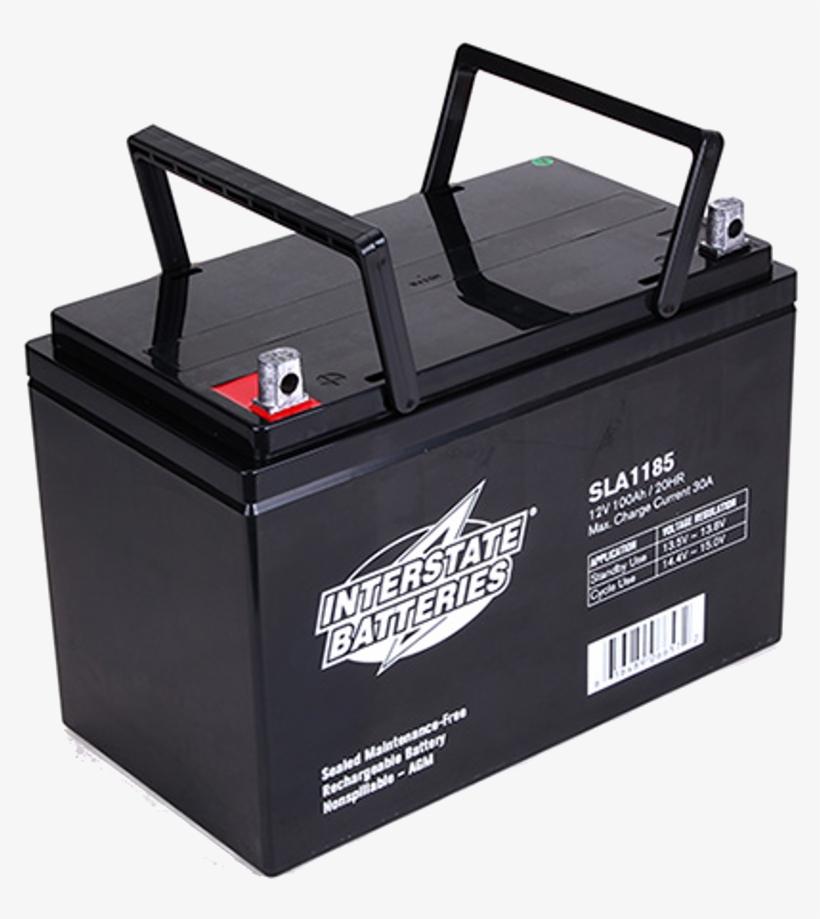12v 100 Ah Sealed Lead Acid - Electric Battery, transparent png