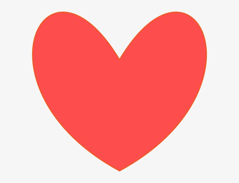 Coral Clipart Hearts / Coral And Gold Clipart / Blush - Coral Heart, transparent png